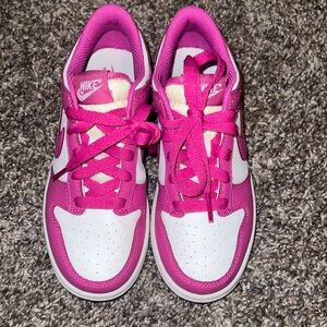 Worn a few times! Great Condition. Girl Nike Dunks -Size 1